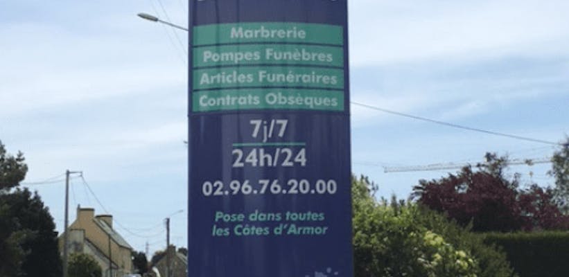 Photographie de la Pompes Funèbres Marbrerie Pascal Foucher