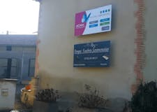 Devanture de Pompes Funèbres Saramonaises