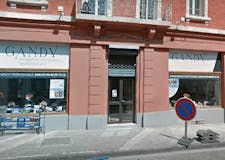 Devanture de Pompes Funèbres et Marbrerie Gandy