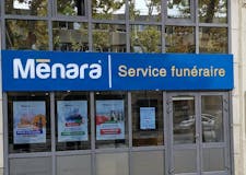 Devanture de MENARA Services Funéraires