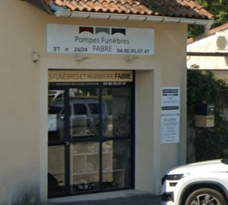 Photographie de la Pompes Funèbres Fabre Joël de Mollégès