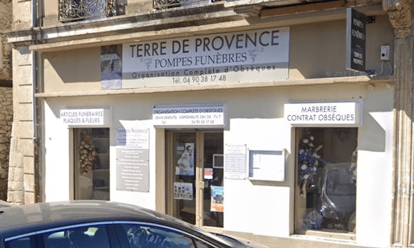 Photographie de la Pompes Funèbres Terre de Provence de Noves