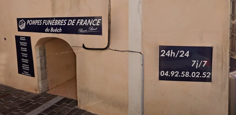 Photographie de la Pompes Funèbres de France du Buëch de Veynes
