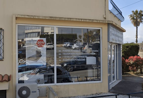 Photographie de l'Accueil Funéraire Robaut de Cannes