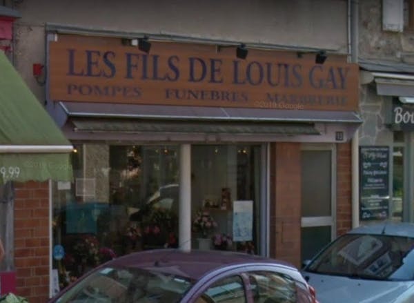 Photographie de la Pompes Funèbres Les Fils de Louis Gay de Bourg-Argental
