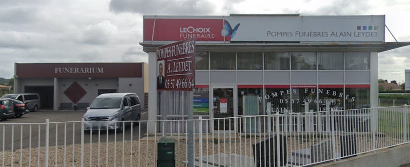 Photographie Pompes Funèbres Alain Leydet de Saint-Magne-de-Castillon