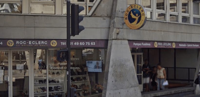 Photographie de la Pompes Funèbres Roc'Eclerc d'Ivry-sur-Seine