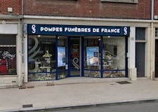 Devanture de Pompes Funèbres de France