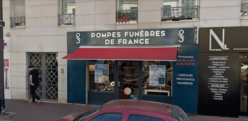 Photographie de Pompes Funèbres de France sur Antony