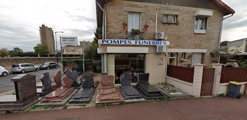 Photographie de la Pompes Funèbres Smeets-Ardange de Drancy