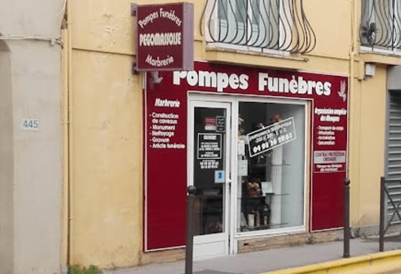 Photographie de la Pompes Funèbres Pégomassoises de Pégomas