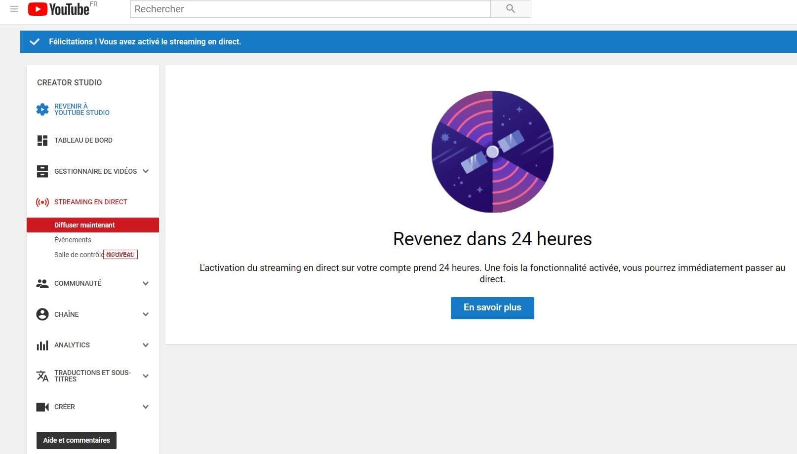 Créer une diffusion en direct sur Youtube étape par étape