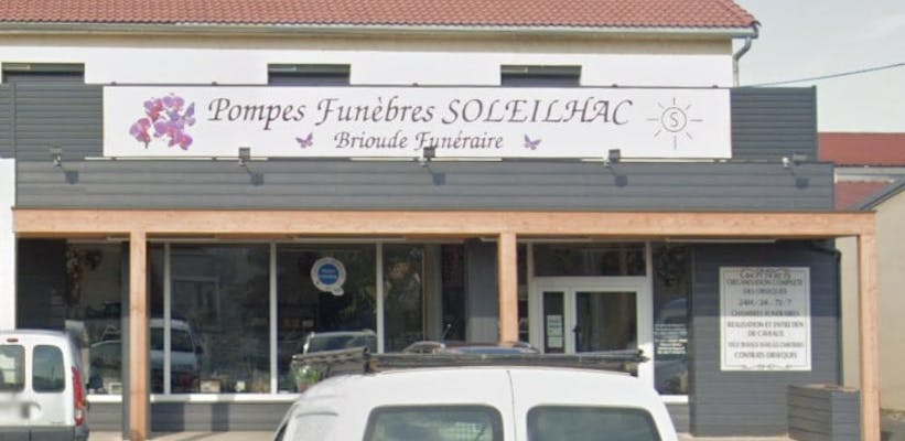 Photographie de la Pompes Funèbres Soleilhac de Brioude