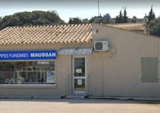 Devanture de Pompes Funèbres Maussan