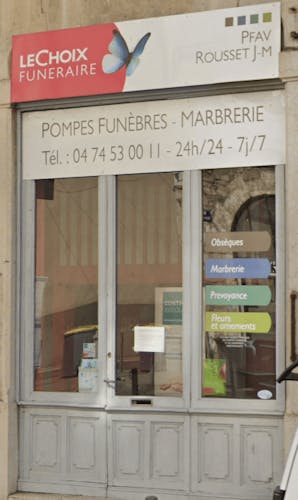Photographie de la Pompes Funèbres de l'Agglomération Viennoise - Le Choix Funéraire