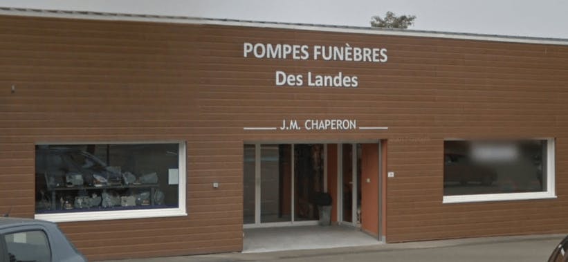 Photographie de la Pompes Funèbres des Landes