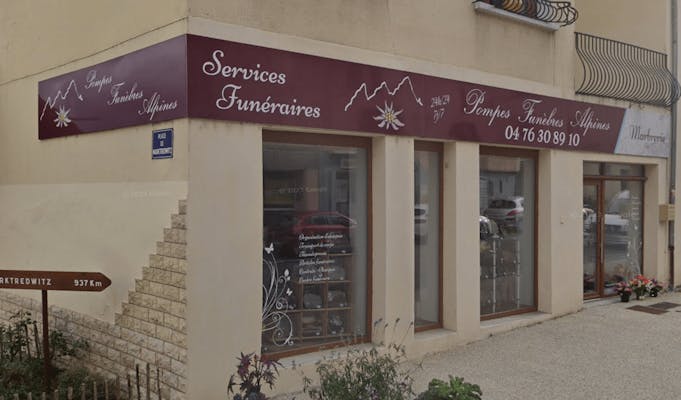 Photographie de la Pompes Funèbres Alpines de La Mure