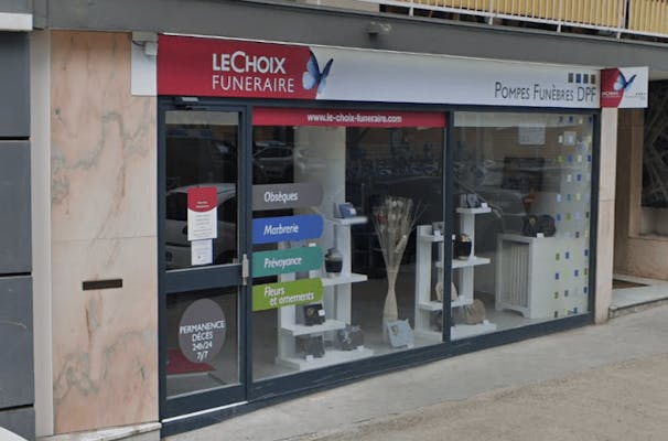 Photographie de la Pompes Funèbres Duriez de Cagnes-sur-Mer