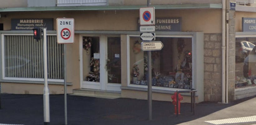 Photographie de la Pompes Funèbres Condemine