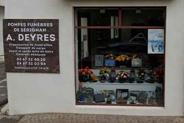 Photographie de la Pompes Funèbres Deyres de la ville de Sérignan