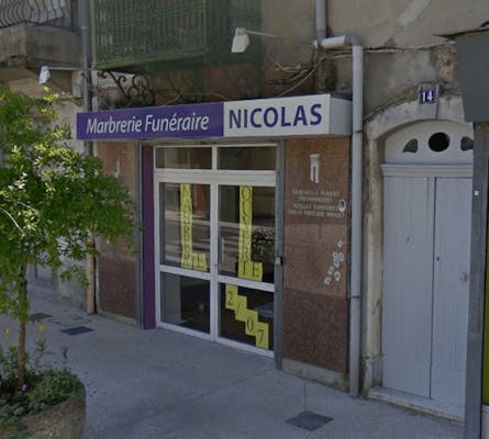 Photographie de la Marbrerie Funéraire Nicolas