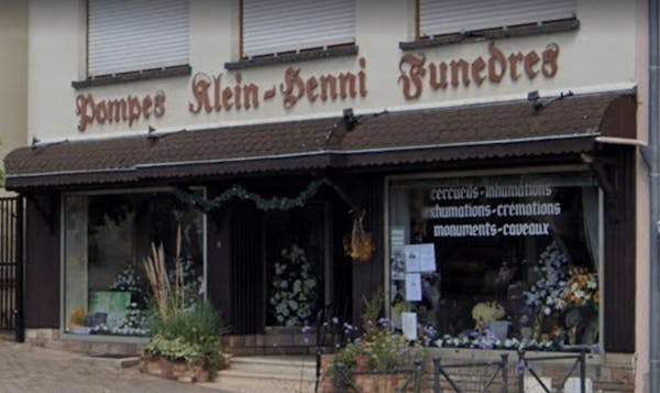 Photographie de la Pompes Funèbres Klein-Henni de Stiring-Wendel