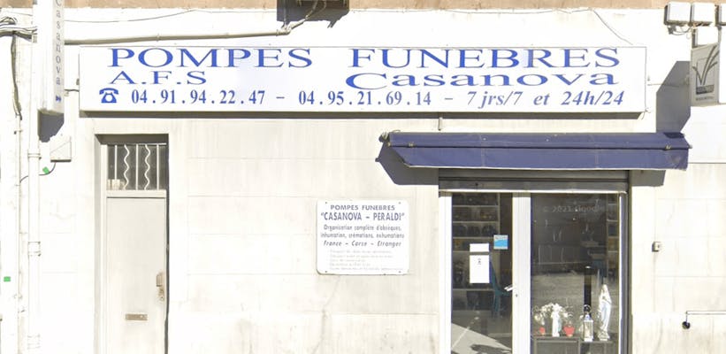 Photographie de la Pompes Funèbres Casanova