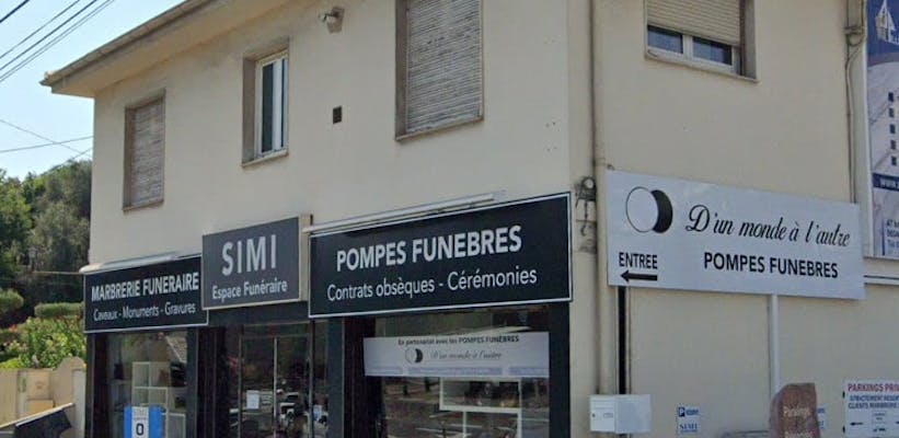 Photographie de la Pompes Funèbres d'un Monde à l'Autre de la ville d'Antibes
