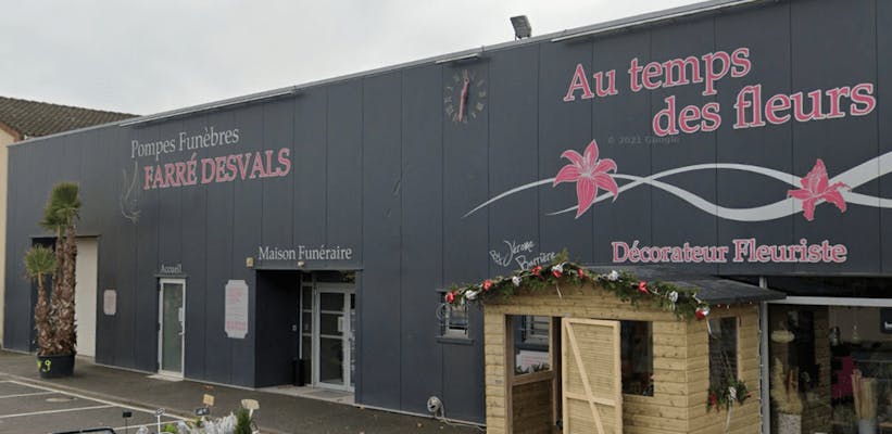 Photographie de la Pompes Funèbres et Marbrerie Farré Desvals de Labastide-Saint-Pierre