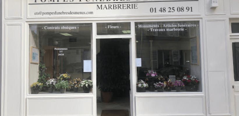 Photographie de la Pompes Funèbres des Menus de Boulogne-Billancourt