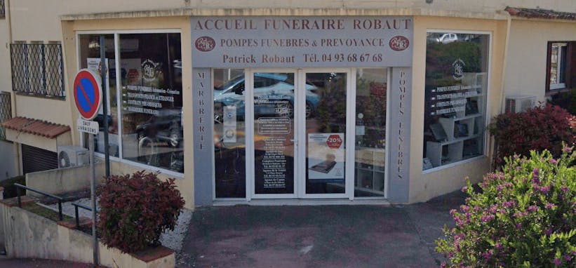 Photographie de l'Accueil Funéraire Robaut de Cannes