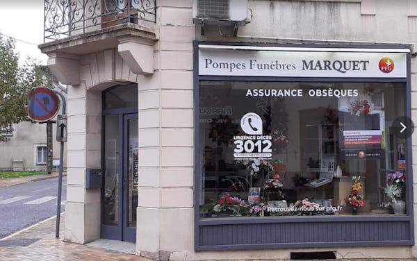 Photographie de la Pompes Funèbres et Marbrerie Marquet de Henrichemont
