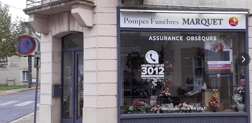 Photographie de la Pompes Funèbres et Marbrerie Marquet de Henrichemont