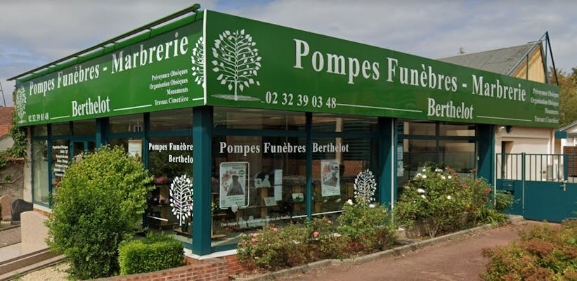 Photographie de la Pompes Funèbres Berthelot d'Evreux
