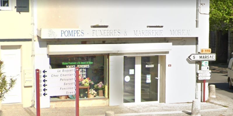 Photographie Pompes Funèbres Marbrerie MOREAU de Vars