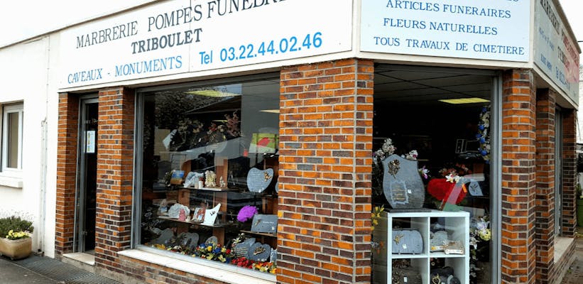 Photographie de la Pompes Funèbres et Marbrerie Triboulet d'Amiens