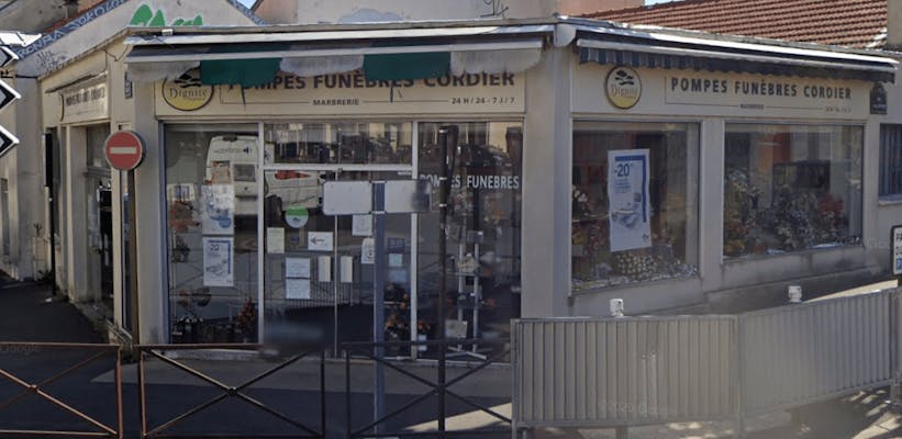 Photographie de la Pompes Funèbres et Marbrerie Cordier de Villejuif