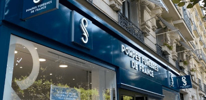 Photographie de Pompes Funèbres de France de  Levallois-Perret