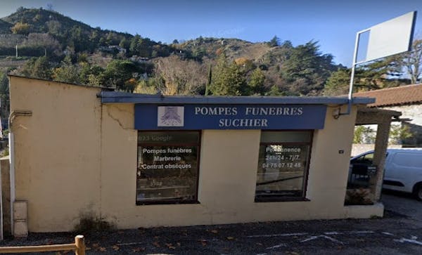 Photographie de la Pompes Funèbres Marbrerie Suchier de Tournon-sur-Rhône