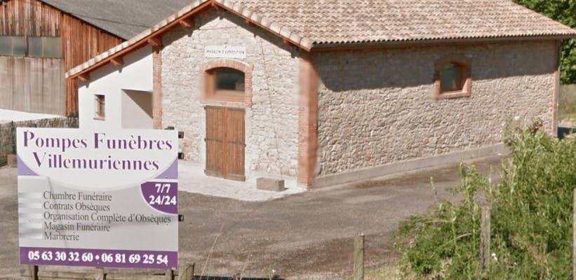 Photographie de la Pompes Funèbres Villemuriennes de Monclar-de-Quercy