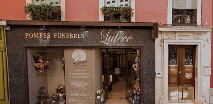 Photographie de la Pompes Funèbres Lutèce