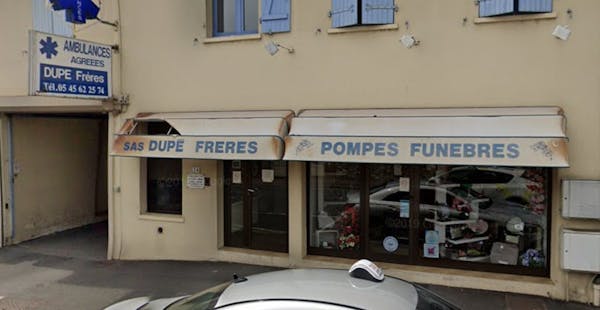 Photographie Pompes Funèbres Dupé Frères de La Rochefoucauld