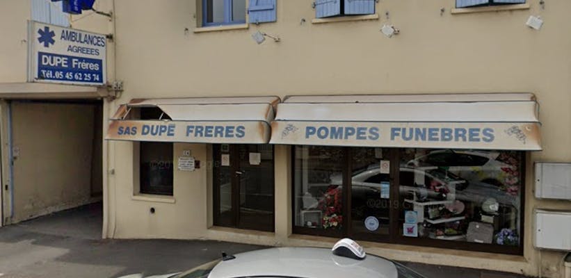 Photographie Pompes Funèbres Dupé Frères de La Rochefoucauld