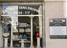 Devanture de Pompes funèbres-Marbrerie L.G Père & Fils