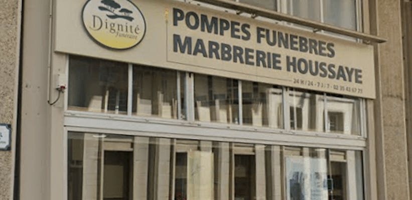 Photographie de la Pompes Funèbres et Marbrerie Houssaye