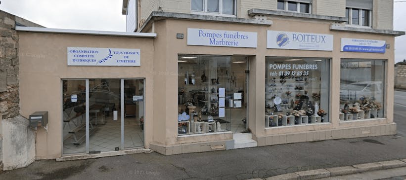 Photographie de la Pompes Funèbres et marbrerie Boiteux de Sartrouville