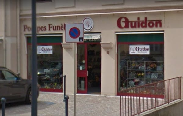 Photographie de la Pompes Funèbres Guidon de Lunéville