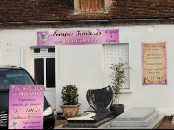 Photographie de la Pompes Funèbres Marbrerie Agnès Ocquidant