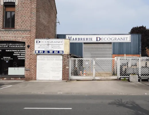 Photographie de la Marbrerie Decogranit Et Mouton Funéraires