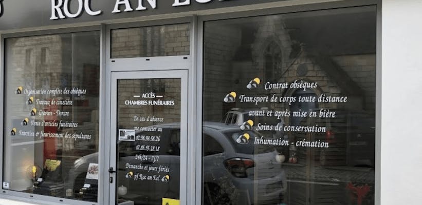 Photographie de la Pompes Funèbres Roc an Eol